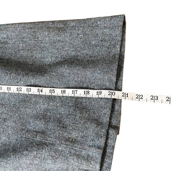 Vintage J. Crew Wool Blend Tweed Pencil Skirt Women’s Size 10 Black/White/Blue - Picture 8 of 10